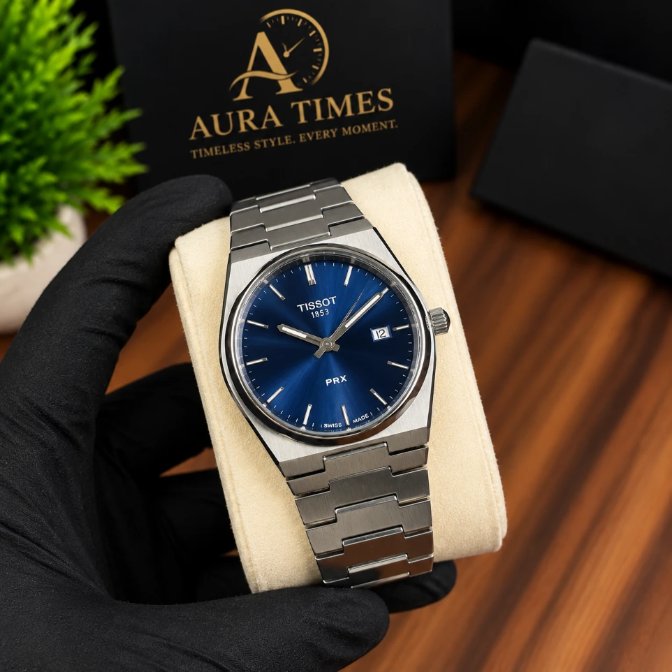 TISSOT PRX Blue Dial Watch